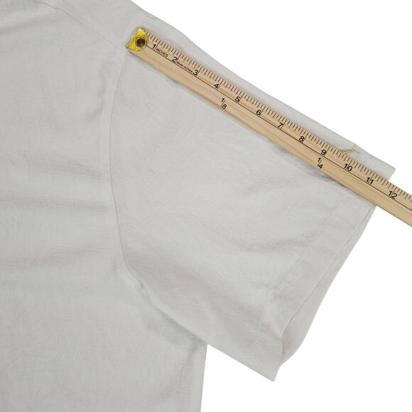 NWT Tampa Bay Rays Tommy Bahama Shirt Mens XXXL Off White Embroidered Silk Camp - Picture 15 of 15